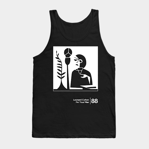 I'm Your Man - Minimal Style Illustration Artwork Tank Top by saudade